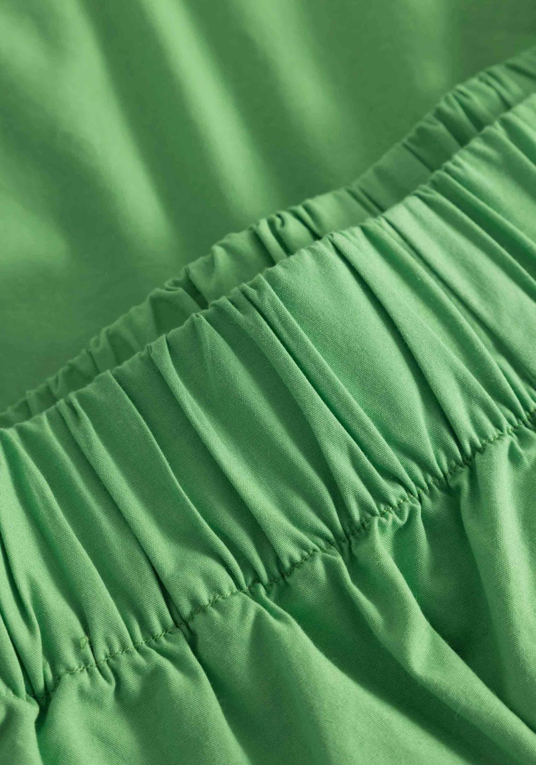 Knowledge Cotton Apparel Shorts Poplin Vibrant Green