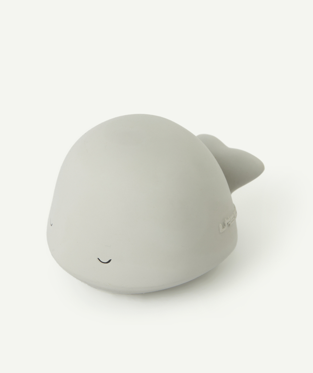 LASSIGJOUET DE BAIN EN CAOUTCHOUC NATUREL BALEINE GRIS