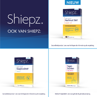 Shiepz Slow Release Nachtrust 8 Uur Tabletten 30TB
