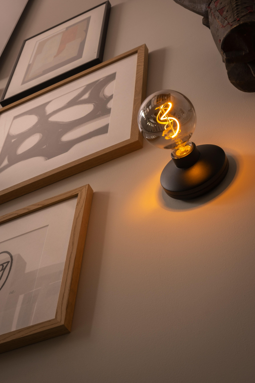 Humble Bee wandlamp oplaadbaar zwart opaal