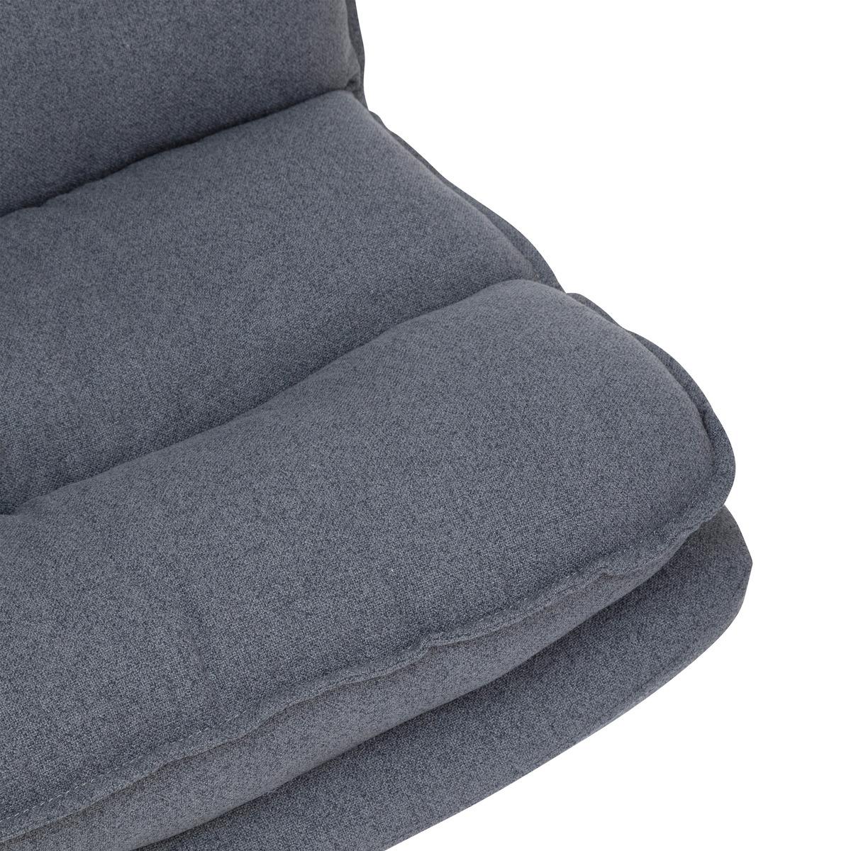 FAUTEUIL PIVOTANT HARPER GRIS
