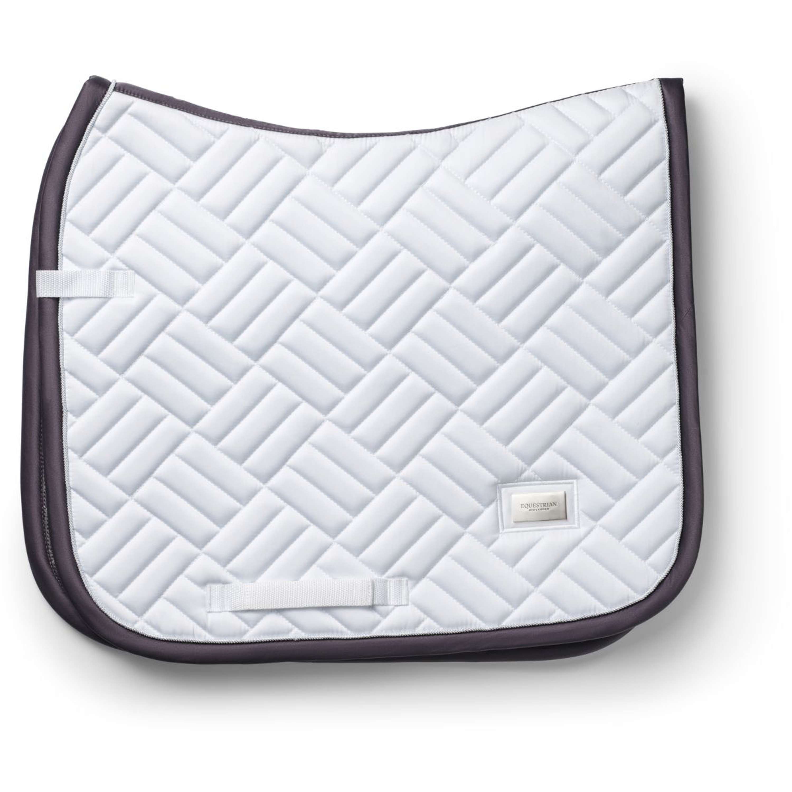 Equestrian Stockholm Zadeldekje Modern Dressuur Wit/Dark Violet