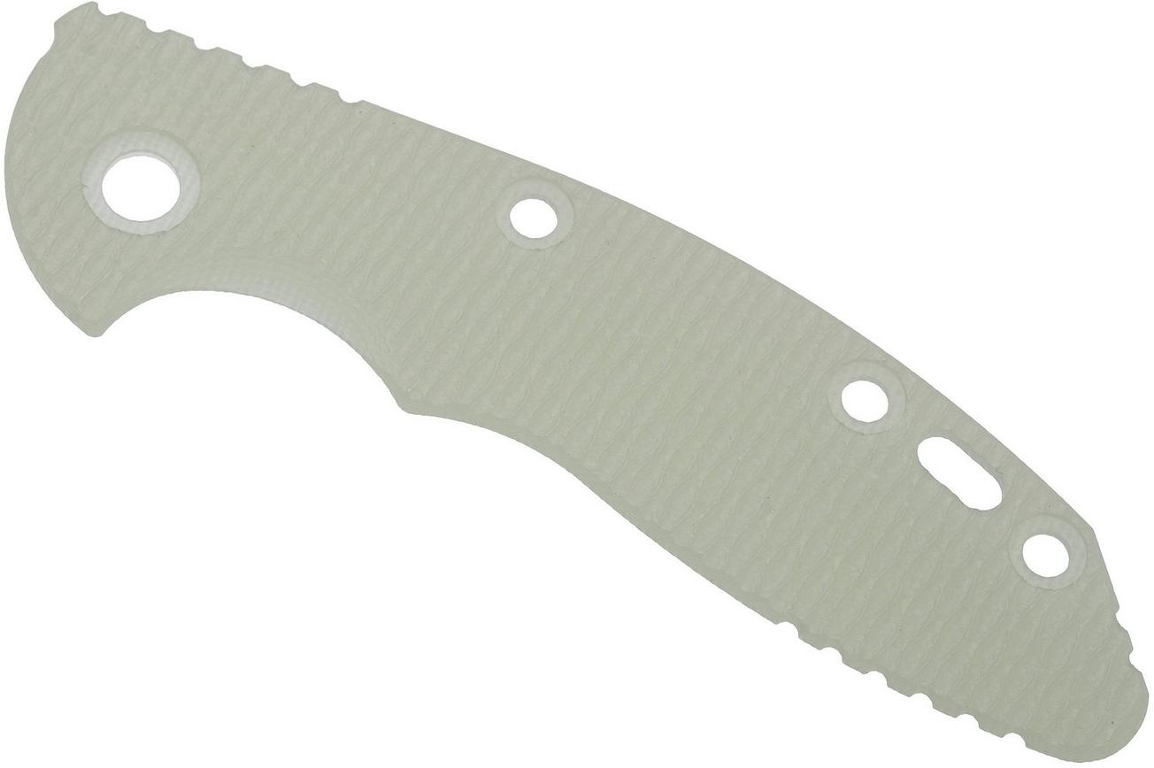 Rick Hinderer XM-18 3,0” greepschaal, Translucent Green G10