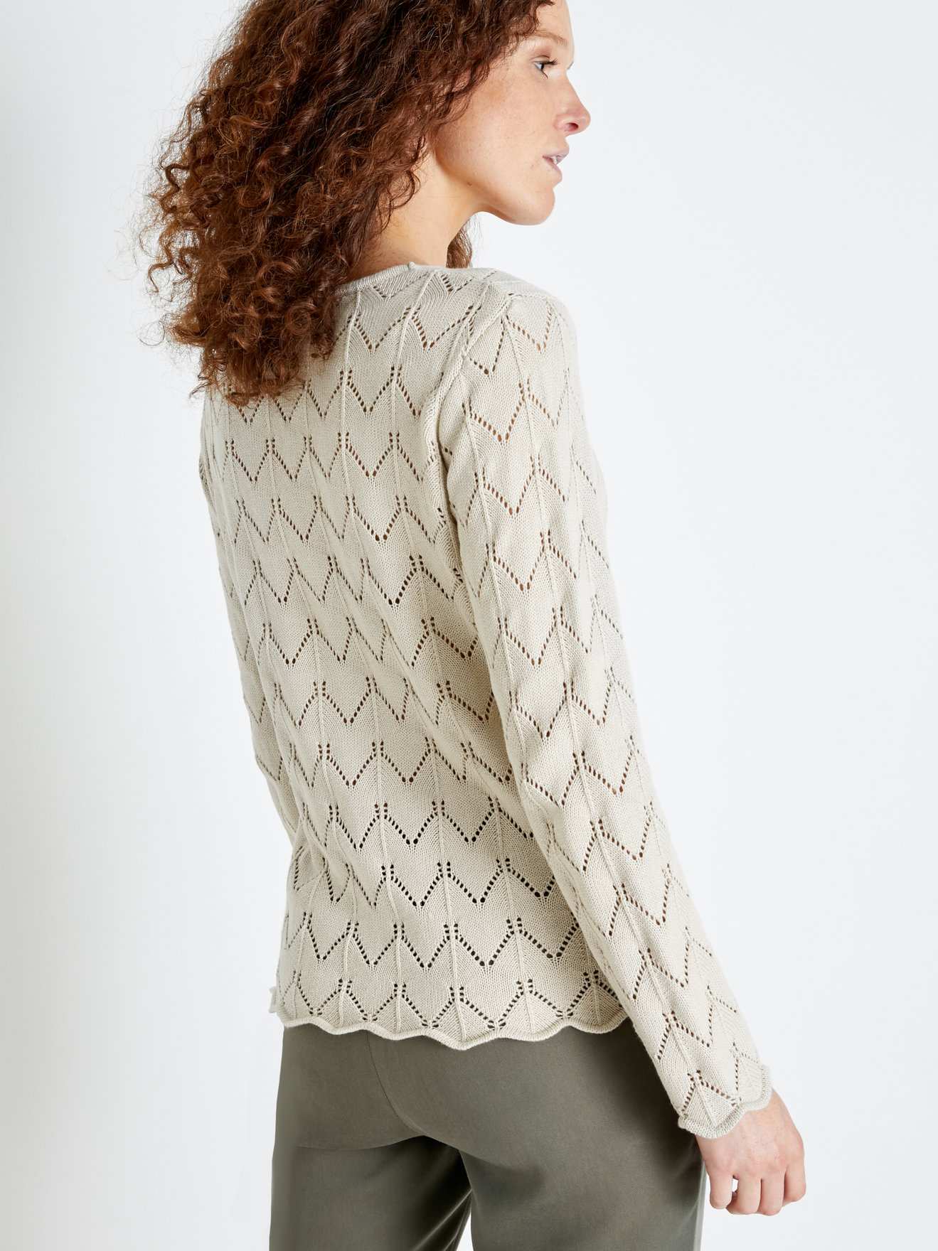 Pull fantaisie pur coton