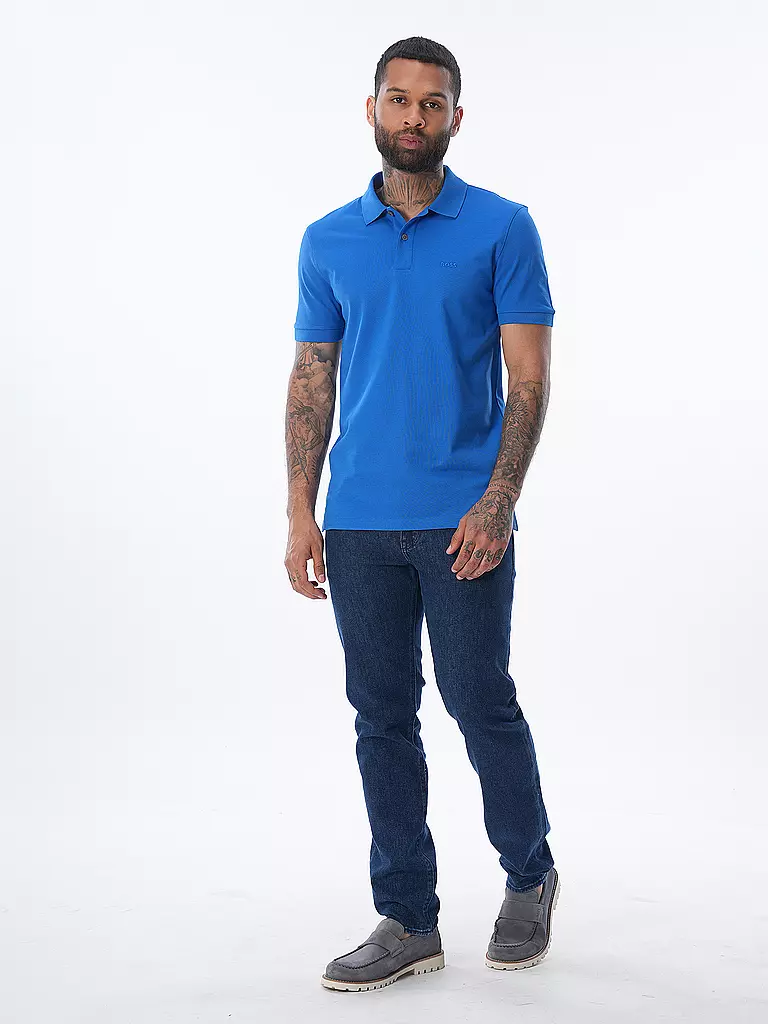 BOSS Poloshirt Regular Fit PALLAS blau