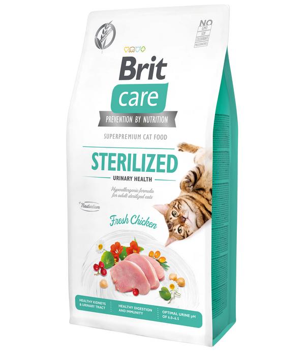 Brit Care Trockenfutter für Katzen Sterilized
