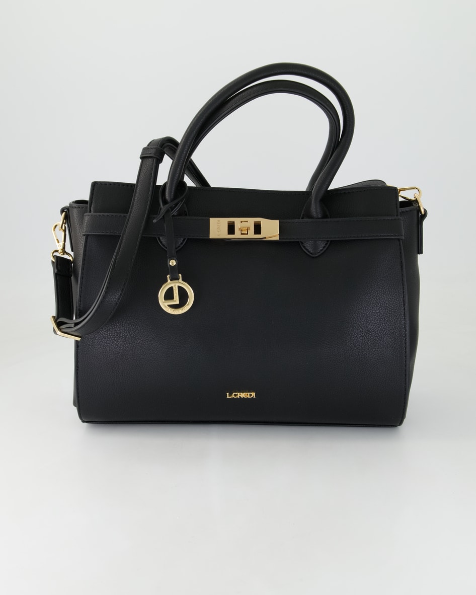 L.Credi Konstanze Handtasche in Schwarz