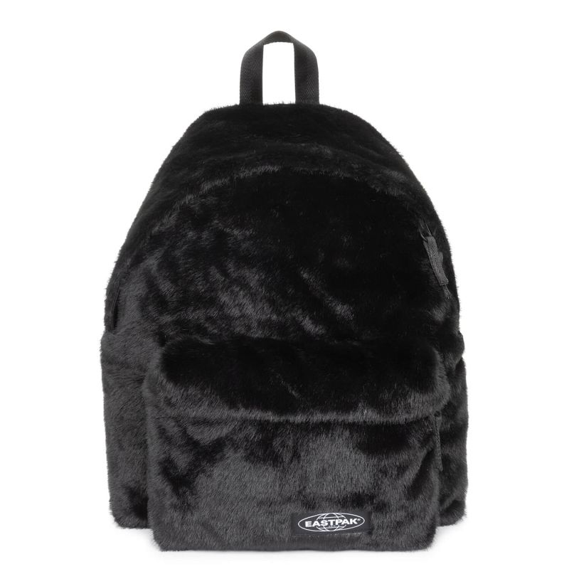 Sac à dos Padded Pak'r 40 cm effet fourrure Fuzzy Black