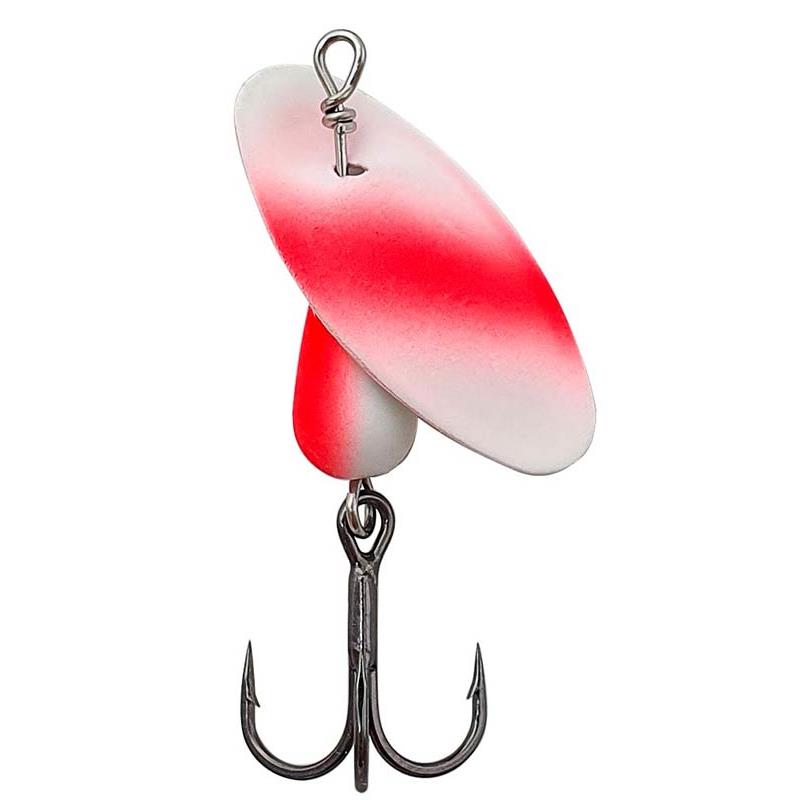 Cuiller Tournante Suissex Cicada Uv Mat White/Red