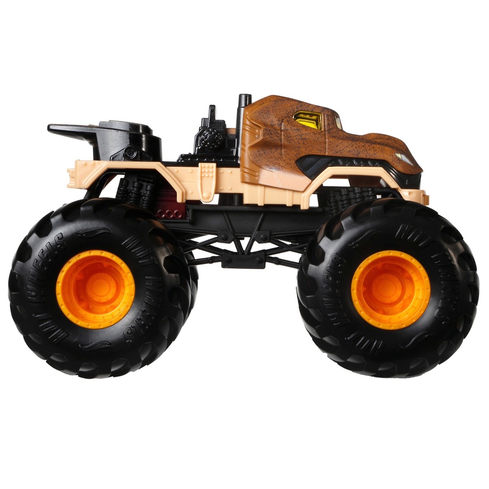 Hot Wheels Monster Trucks im Maßstab 1:24 – Jurassic T-Rex Die-Cast-Spielzeugfahrzeug