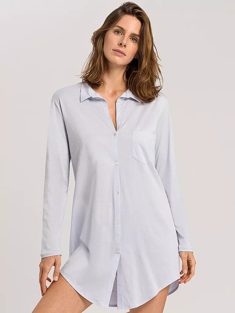 HANRO Sleepshirt Nachthemd Carry blau