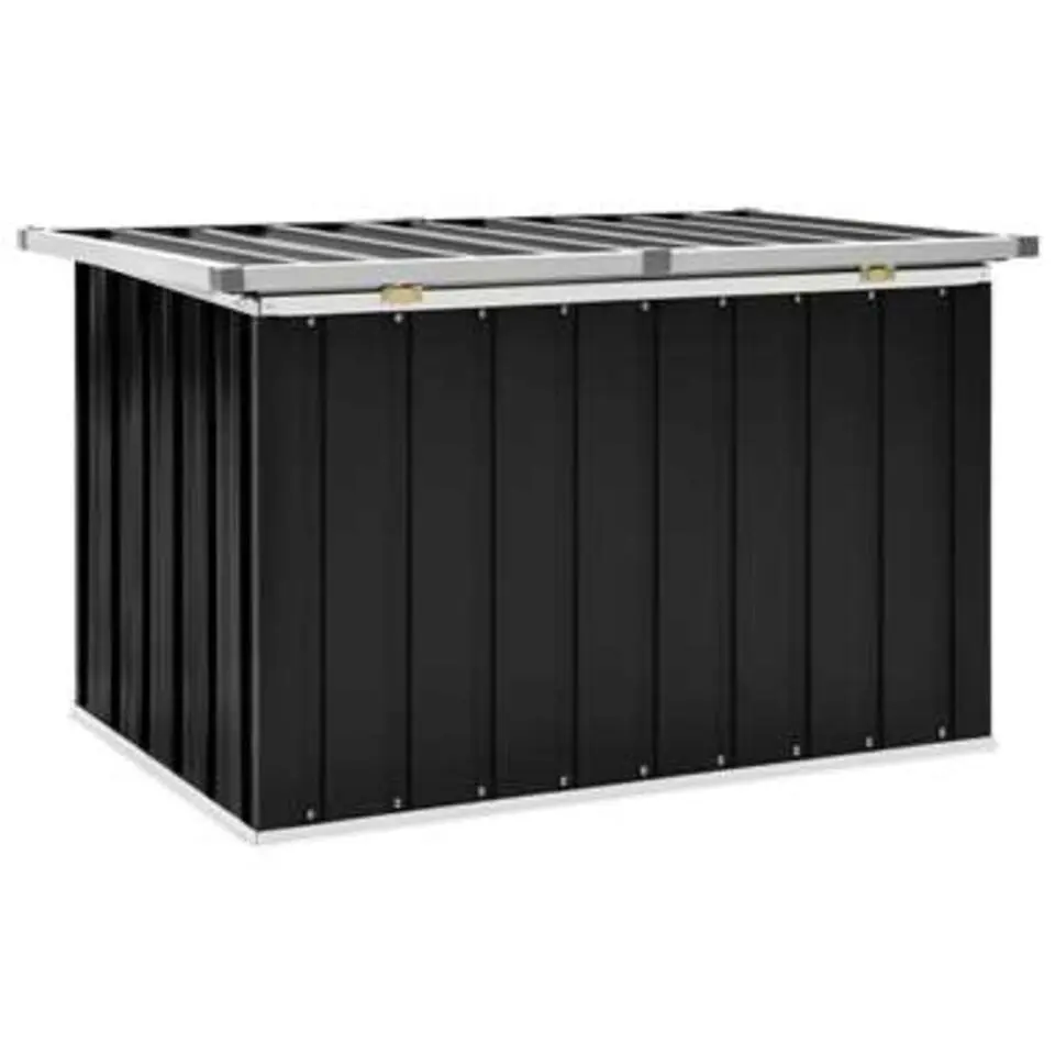 vidaXL - Opslagkist - Antraciet - Staal - 109 x 67 x 65 cm