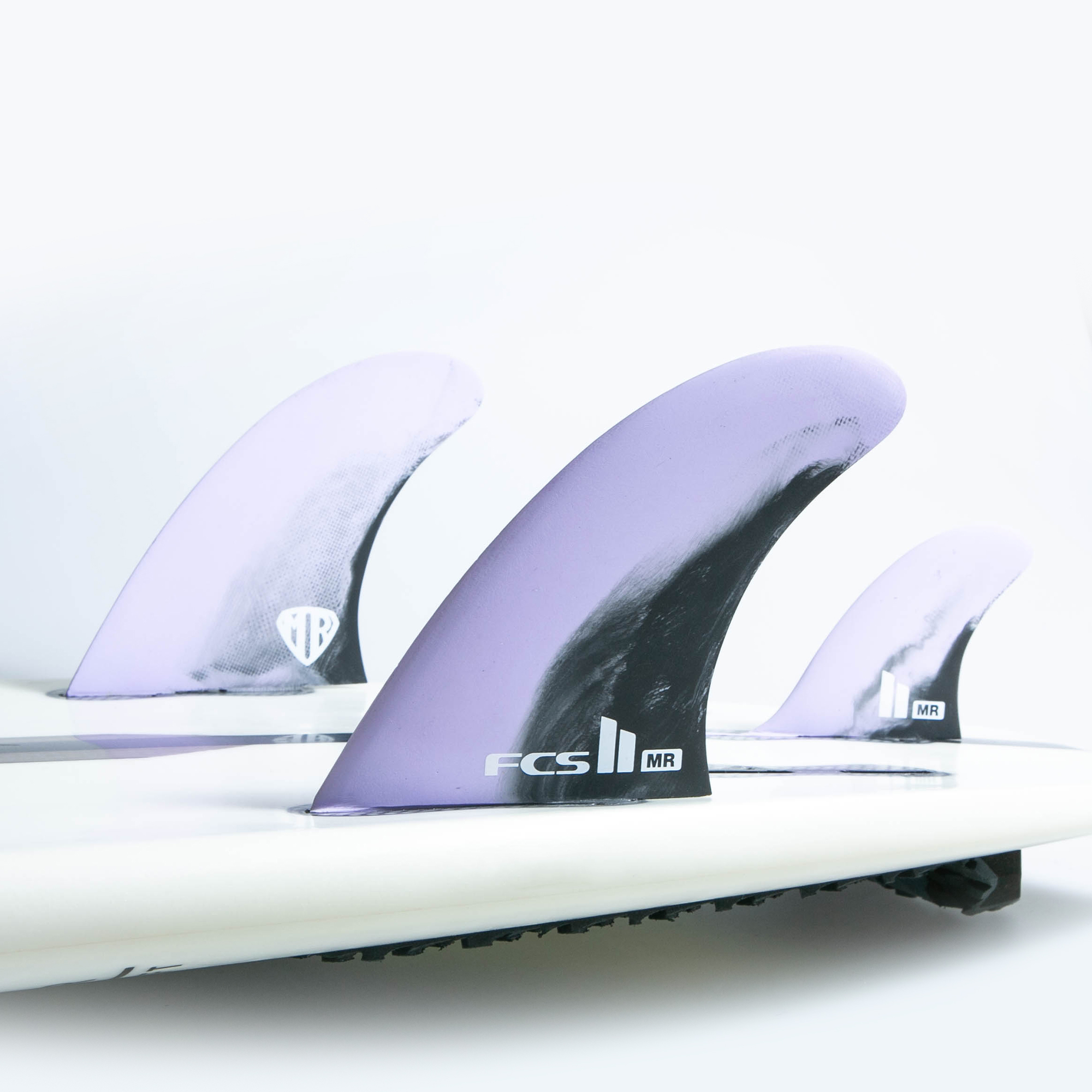 FCS FCS II MR PC - Lavender/Black - XLarge Thruster ( Twin Stab)