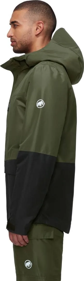 Mammut Fall Line Hs Thermo Hooded Jacket Men Dark Marsh-Black