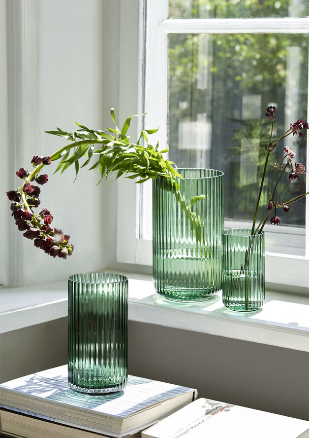 Lyngby Porcelæn Lyngby Vase 20cm glass Grøn