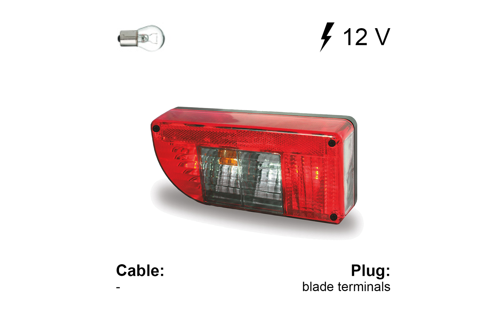 Jokon L 821 Multifunktionsleuchte für Fahrzeuge 12 V rechts