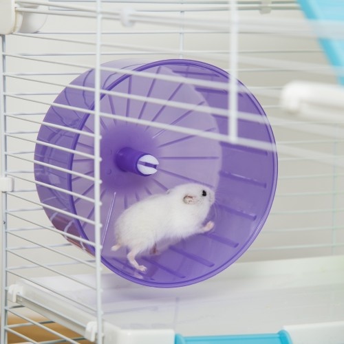 Gaiola PawHut com alça superior grande para hamsters