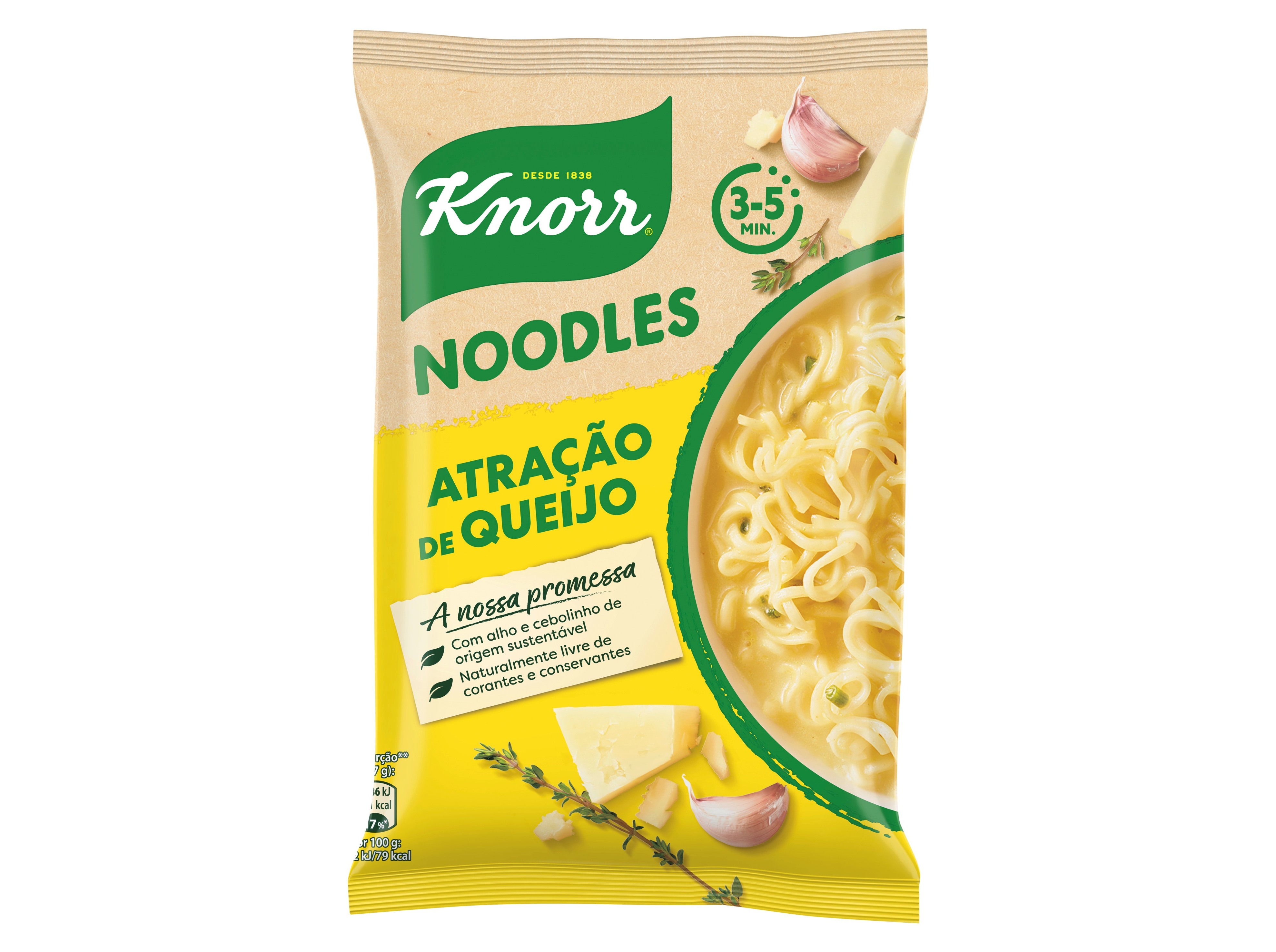 MASSA KNORR NOODLES QUEIJO E ERVAS 61G