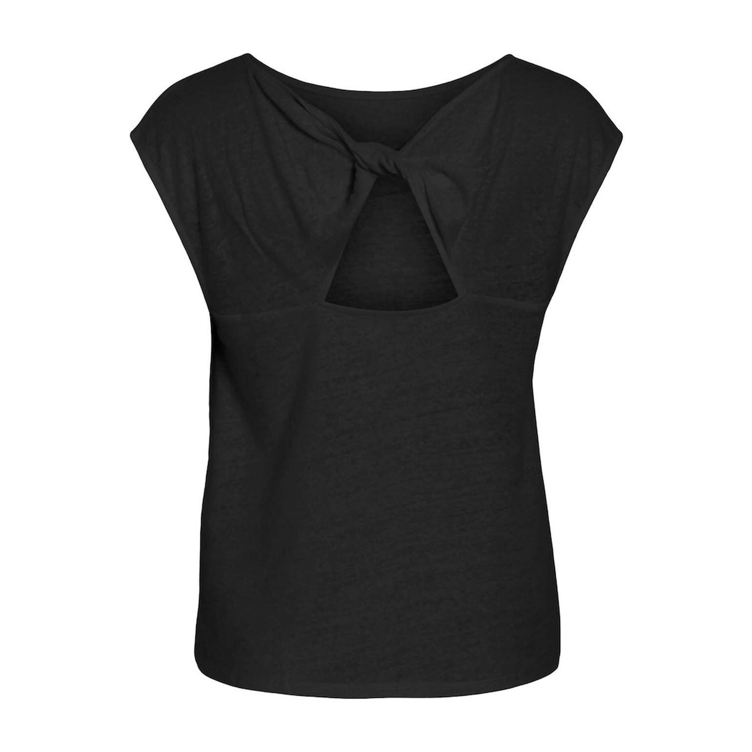 Vila VIFIARA BOAT NECK S/S KNOT TOP