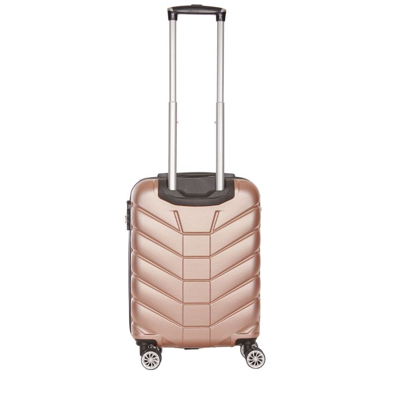 Valise cabine rigide 1517 Extensible 55 cm Rose gold