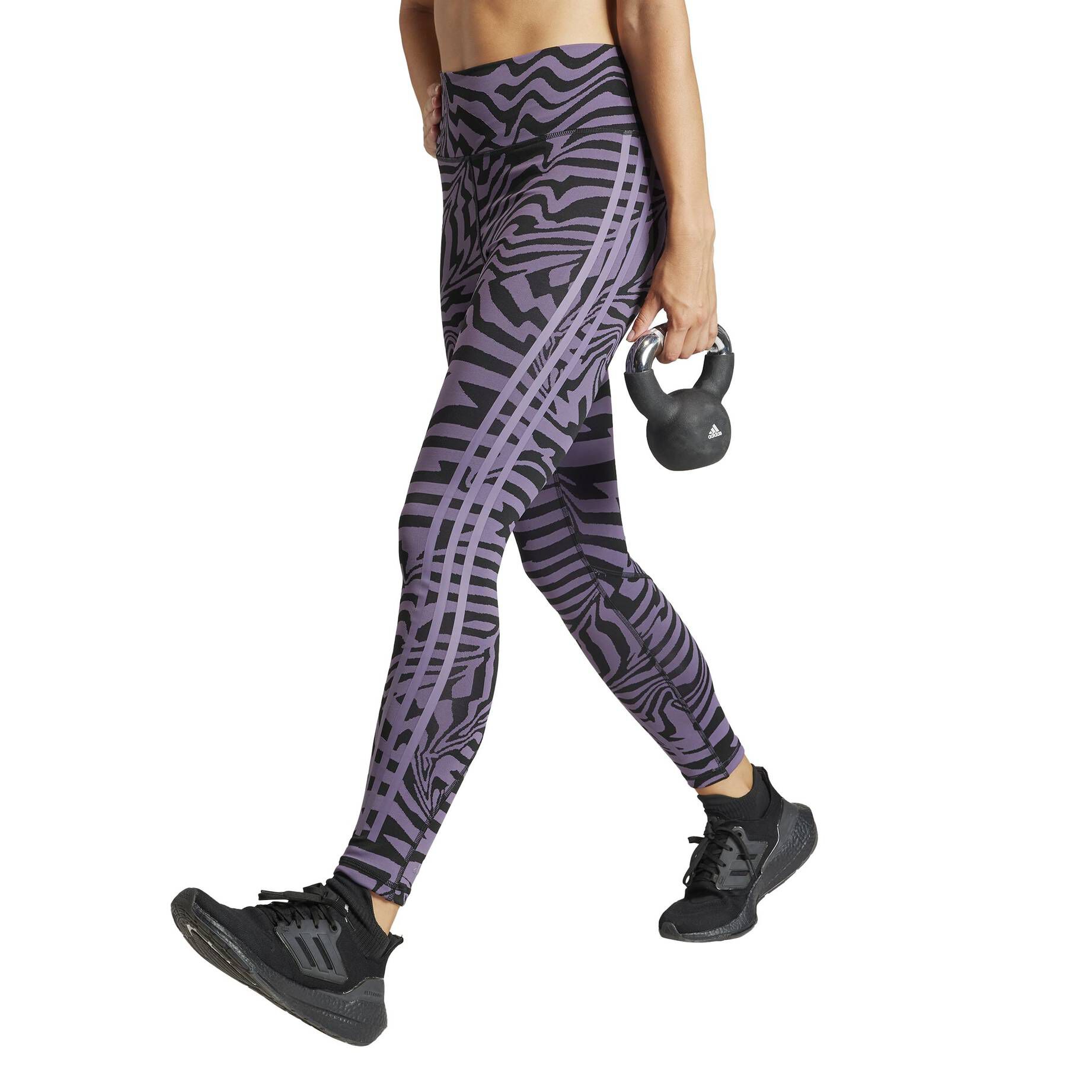 adidas Performance| Damen Trainingstights OPTIME TRAINICONS JACQUARD