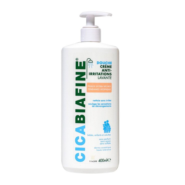 Crème douche anti-irritations hydratante 400ml