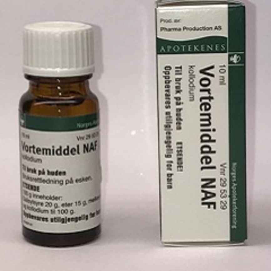 Vortemiddel NAF Kollodium 10 ml