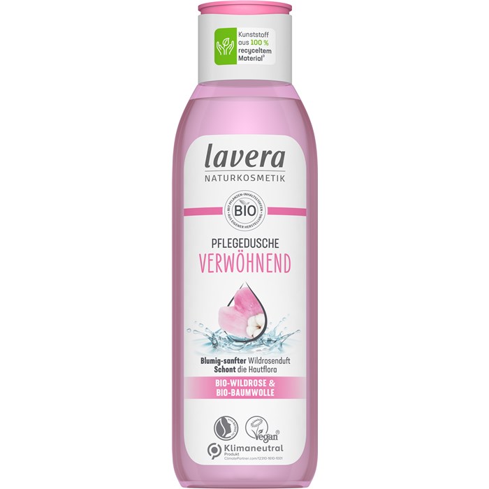 LAVERA Pflegedusche Verwöhnend Bio Wildrose & Bio Baumwolle Fl 250 ml