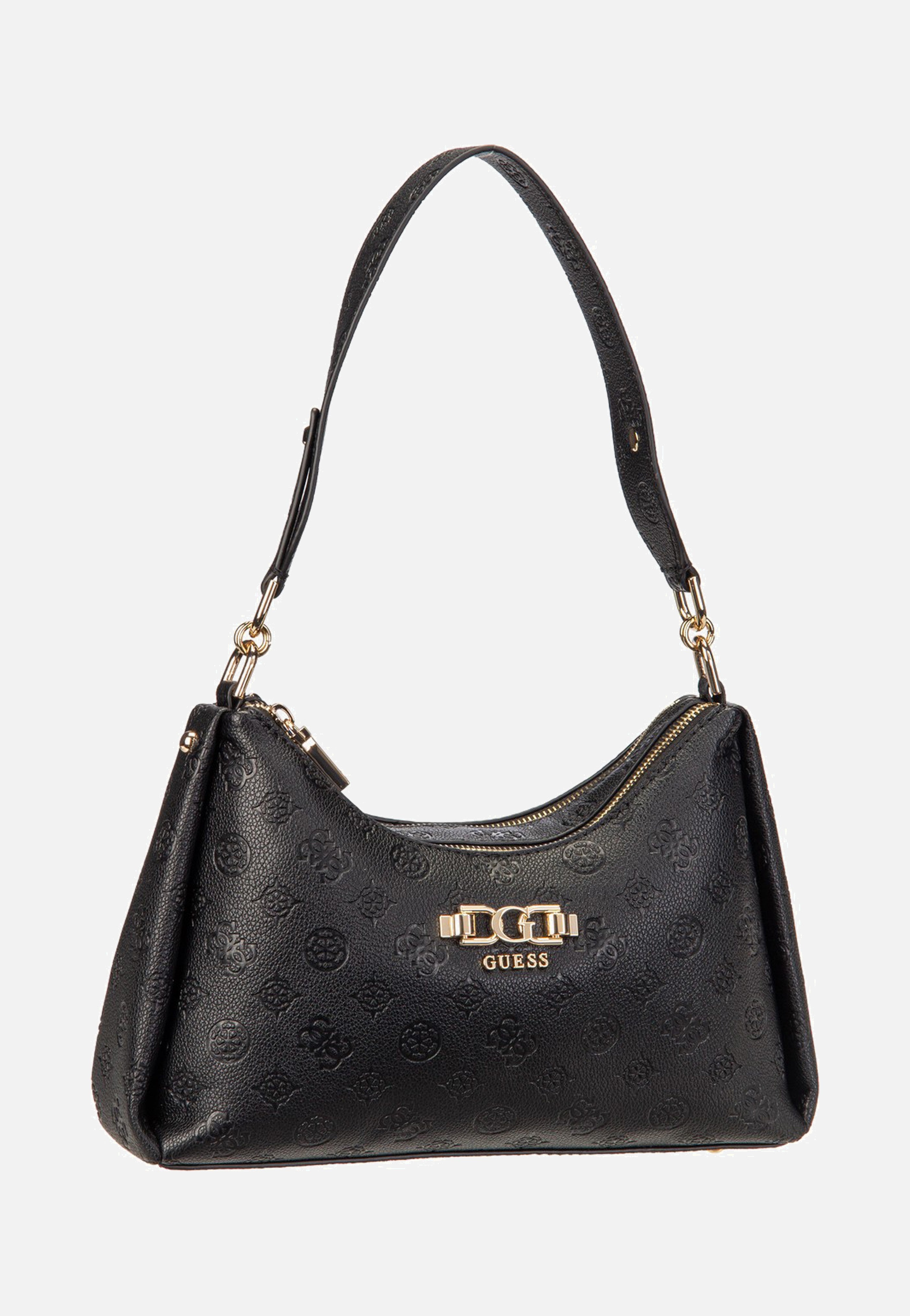 Anise Double Zip 16180 Black Logo - Umhängetasche
