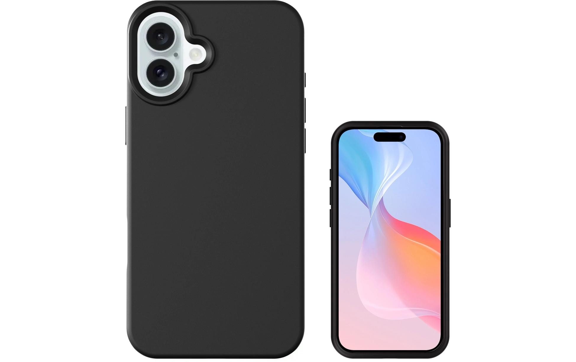 Back Cover Silicone Cupertino iPhone 16Schutzhülle mit integrierten Magneten für das Apple iPhone 16