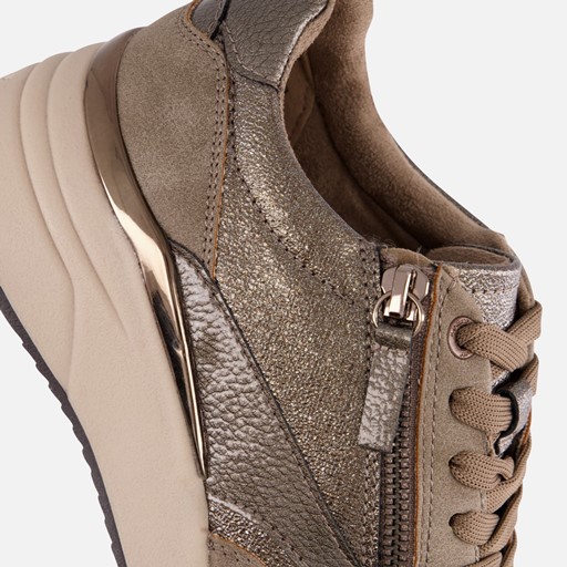 S.Oliver Sneakers taupe Synthetisch