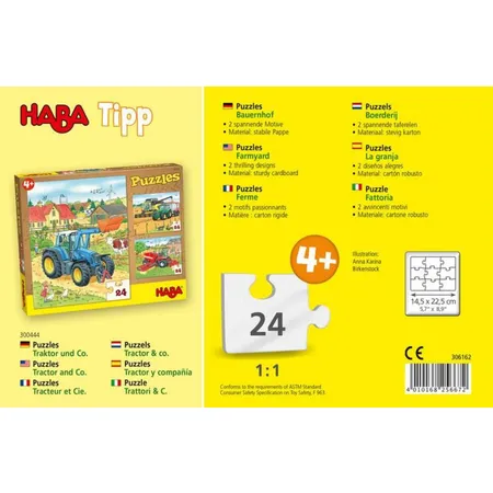 HABA 306162 Puzzles Bauernhof
