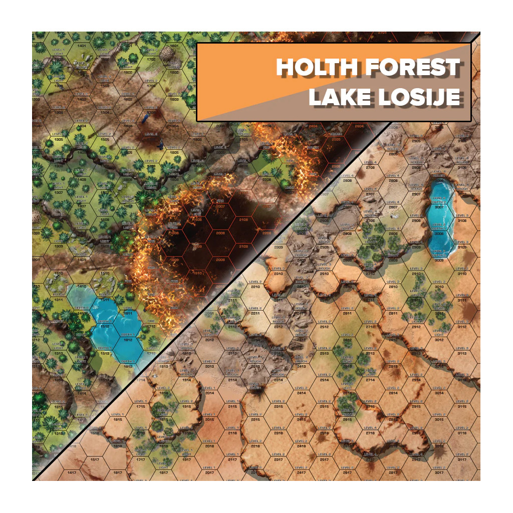 BattleTech Neoprene Battle Mat - Tukayyid