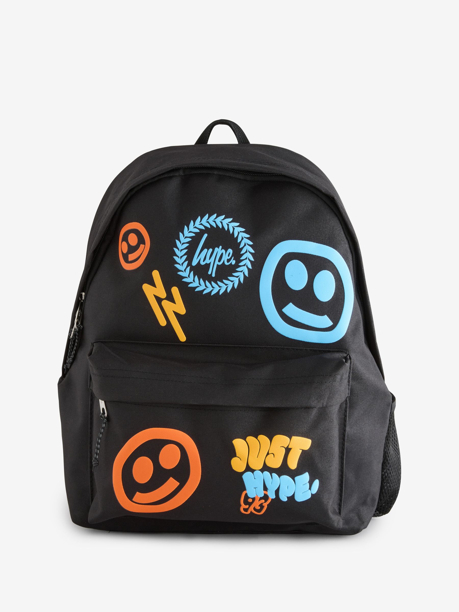 Hype. Smiley Iconic Zwarte Rugzak voor Kinderen