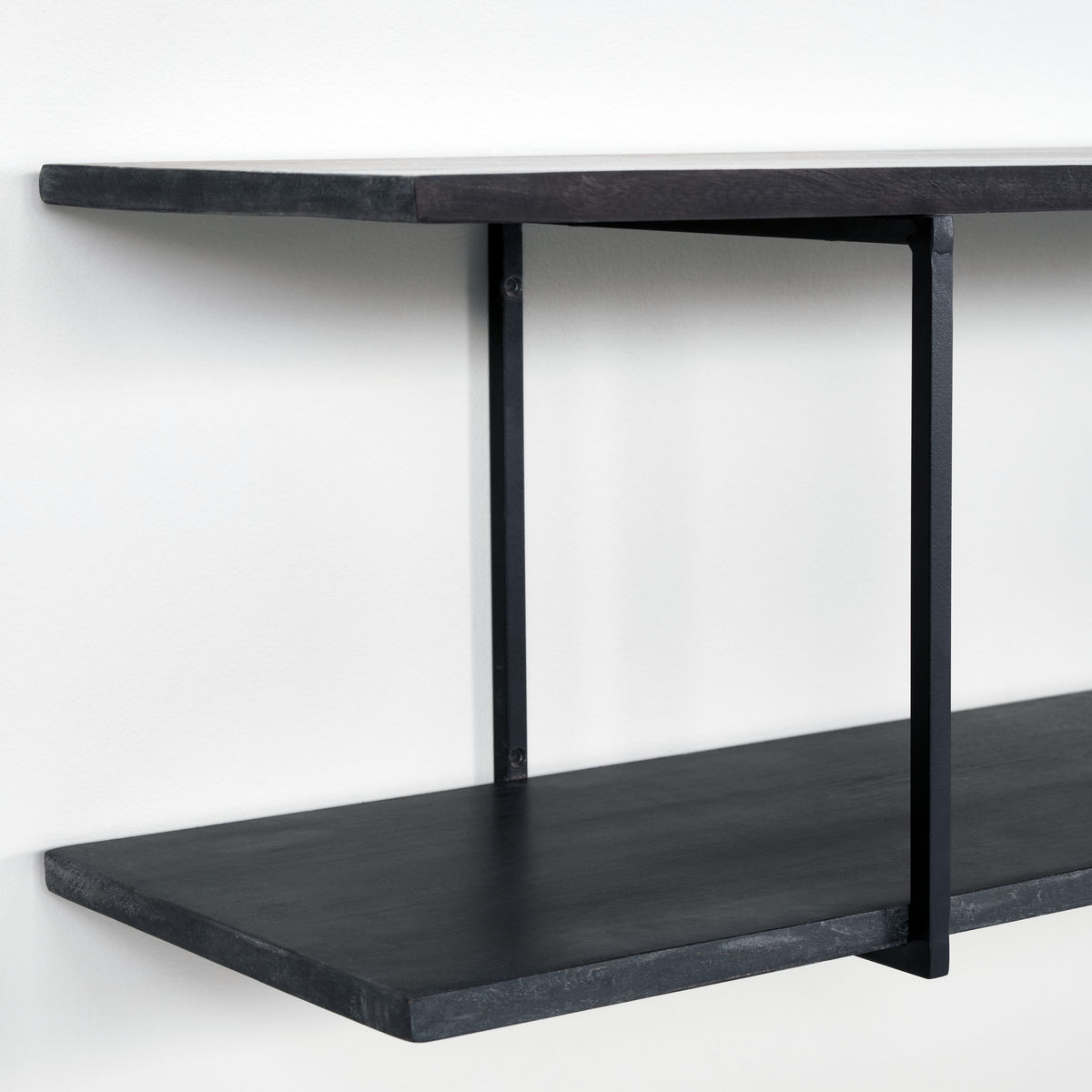 House Doctor wandplank Woods zwart L
