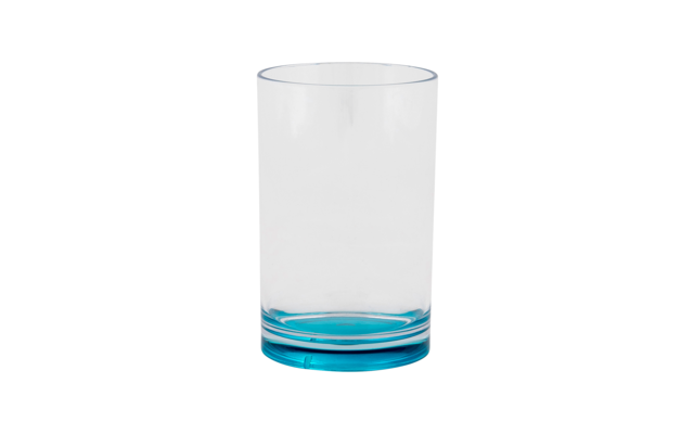 Gimex Colour Line Wasser Glas mit farbigem Boden Rainbow 4tlg.