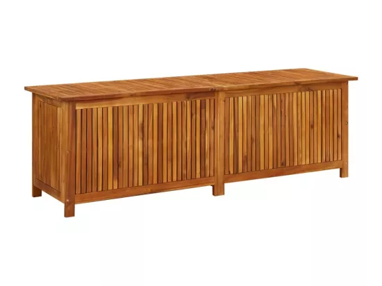 Boîte de rangement de jardin 175x50x58 cm Bois d'acacia solide