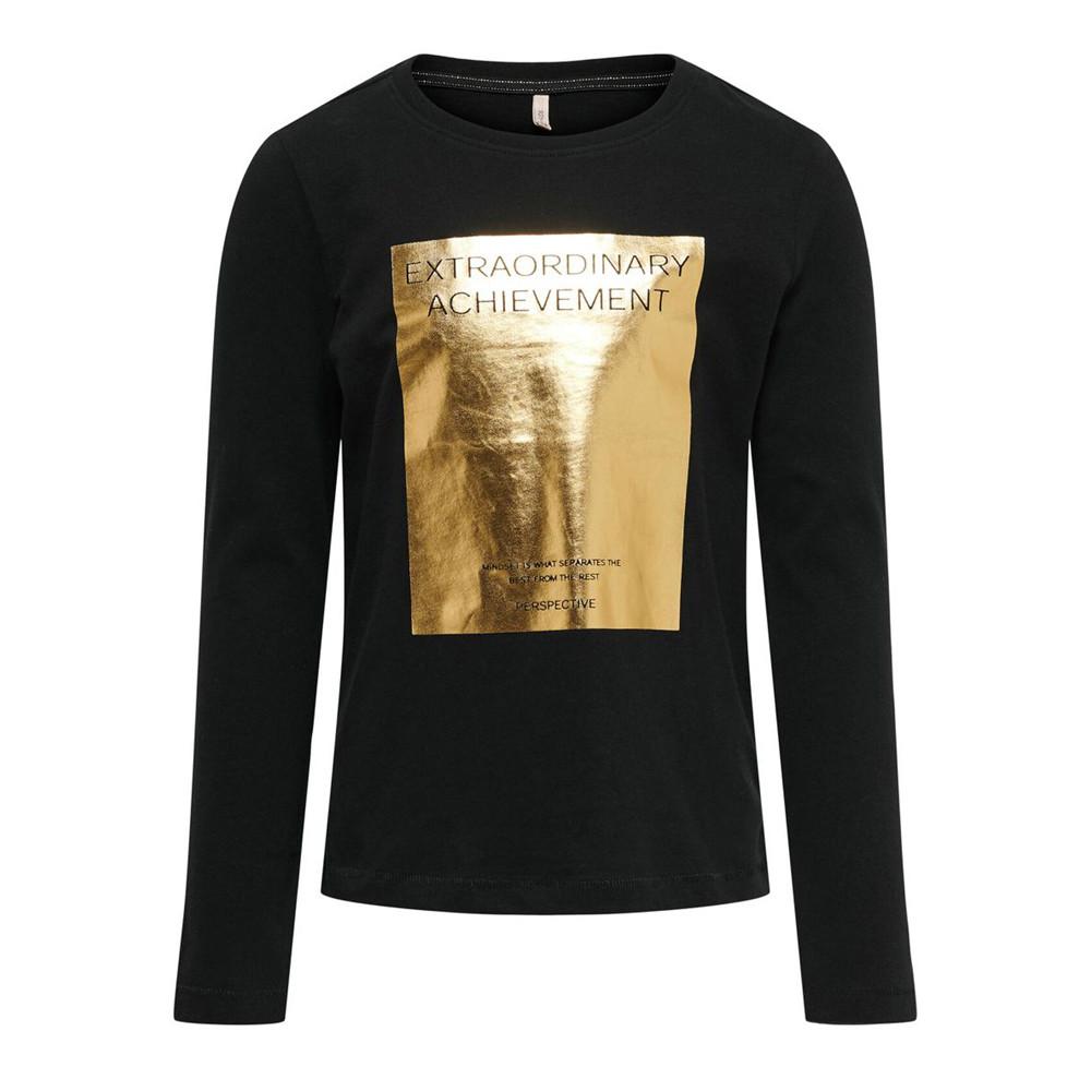 Kids ONLY T-shirt Noir Fille Kids Only Wilson