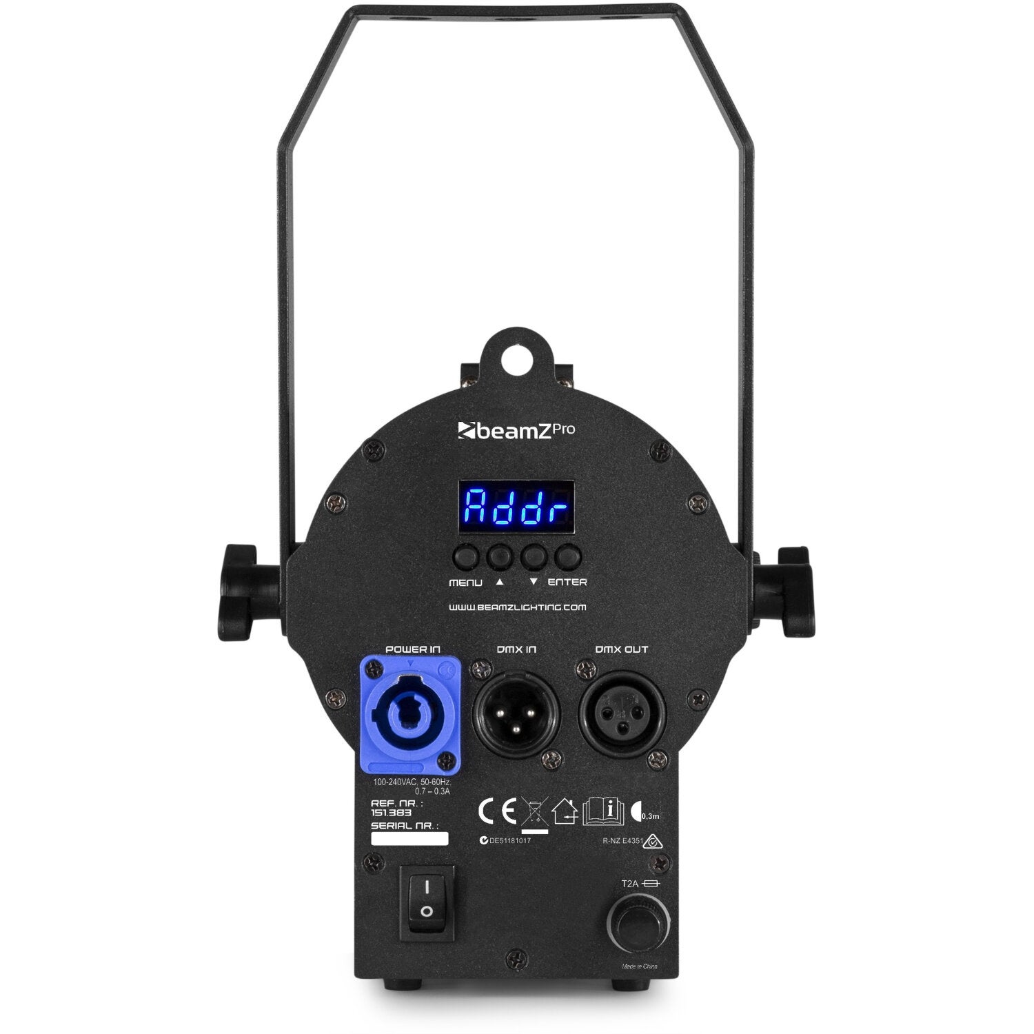 BeamZ BTF440Z Mini Fresnel Zoom 4x 40W RGBW COB LED wash lichteffect