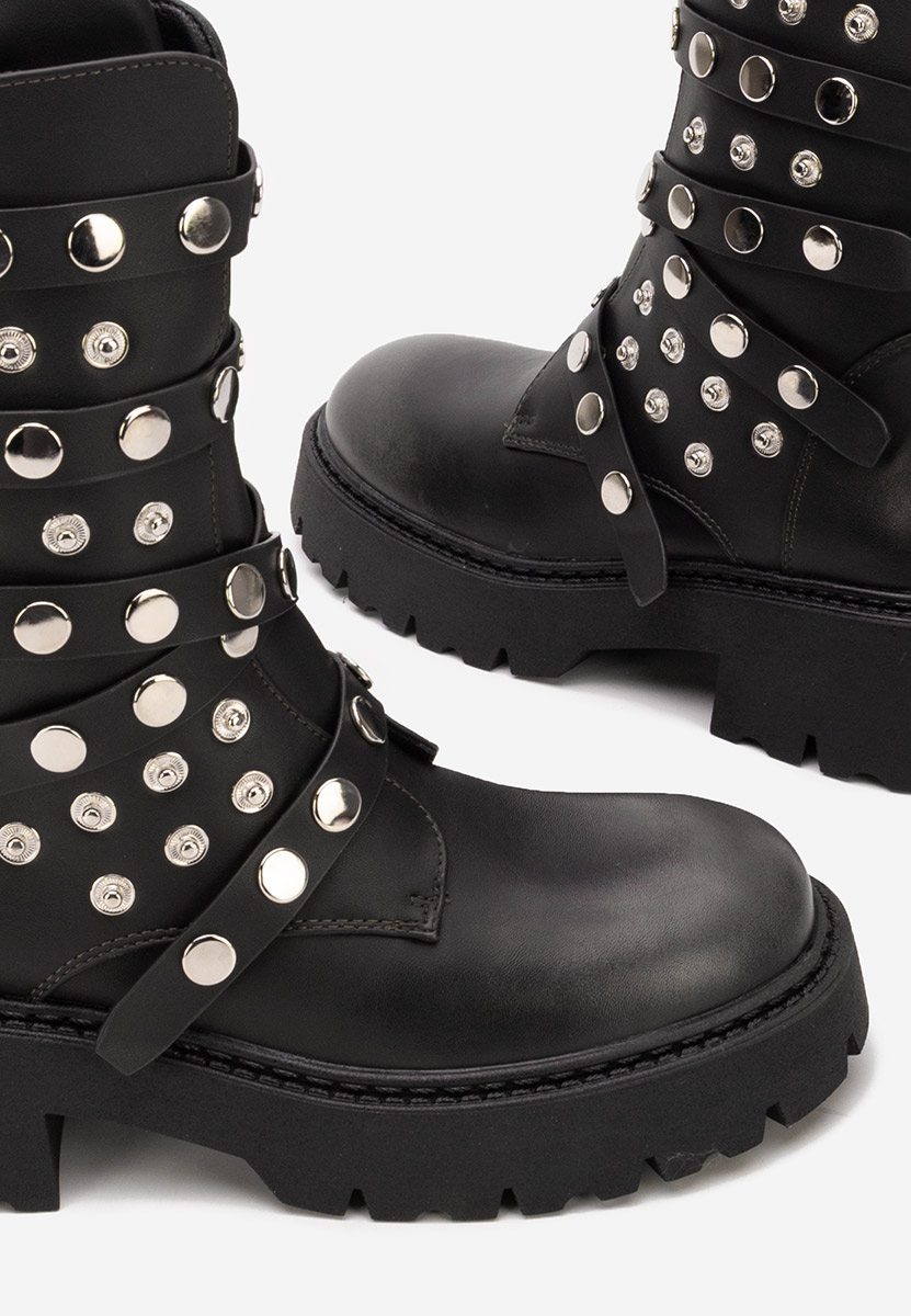 Bottines hautes femme grise Lottie