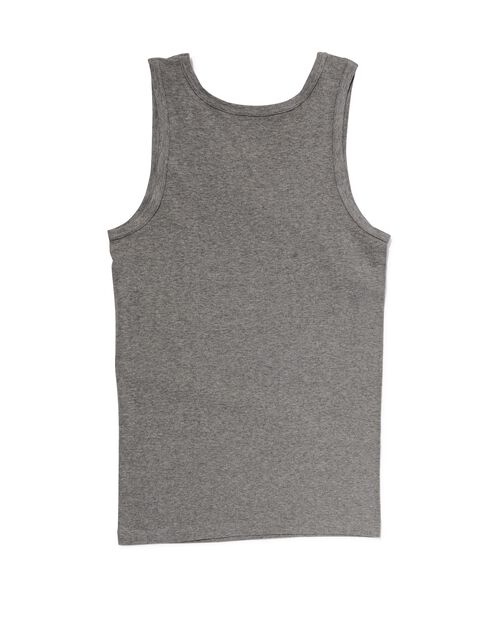 2 maillots de corps homme - sans coutures gris