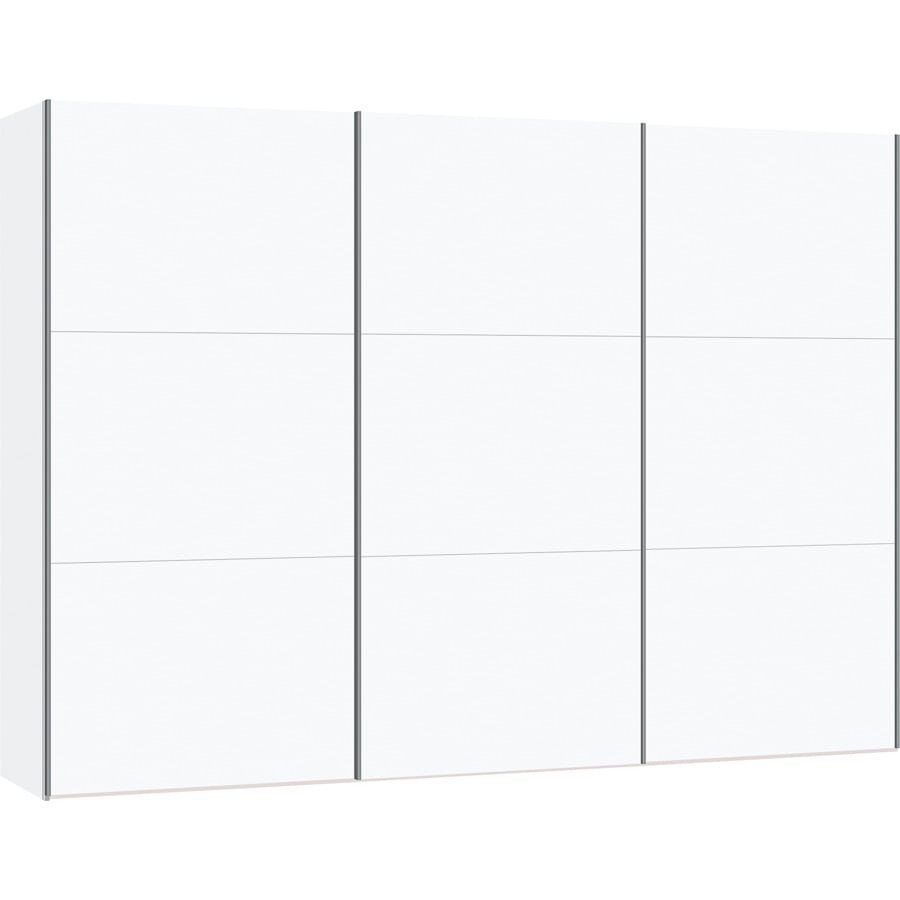 Schwebetürenschrank Maturs Dekor weiss 267 x 205 x 57 cm