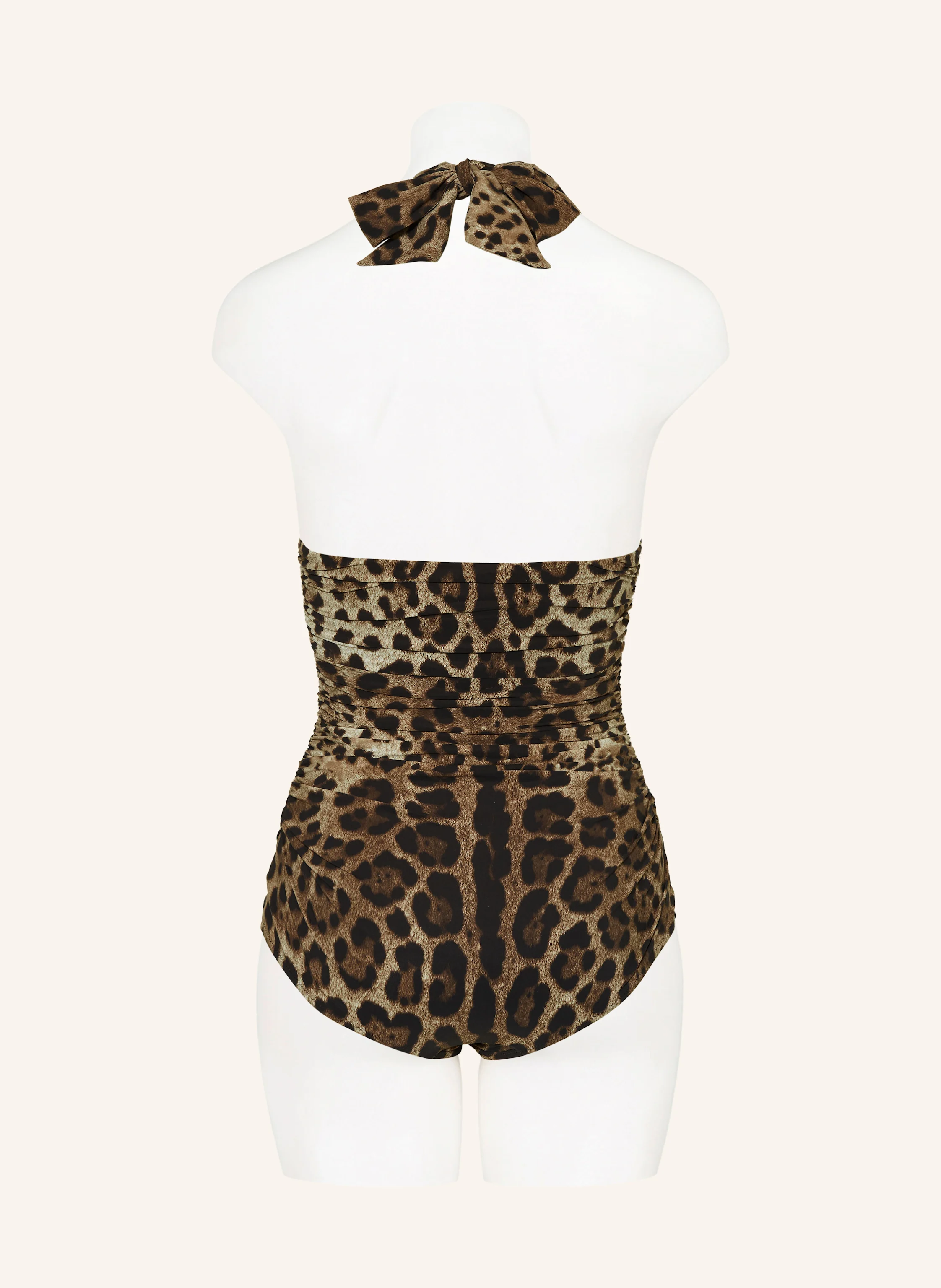 DOLCE & GABBANA Neckholder-Badeanzug INTERO LEO NEW