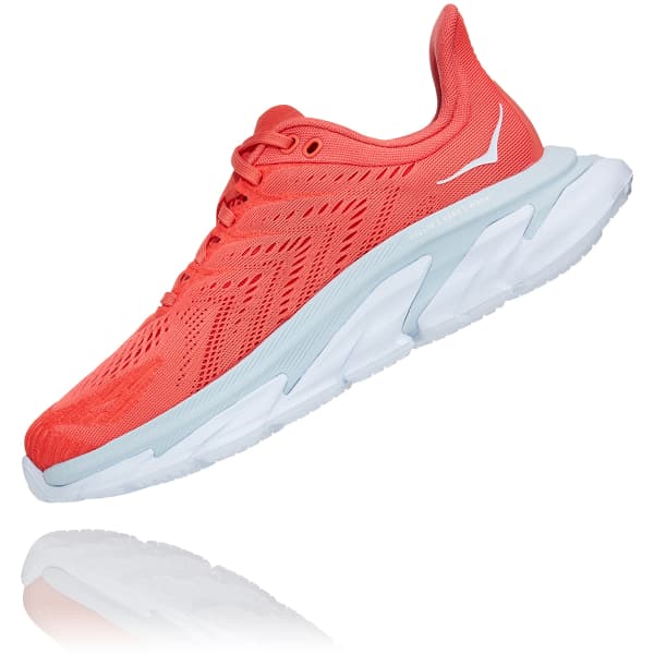 Chaussure running HOKA ONE ONE ONE CLIFTON EDGE W CORAL WHITE