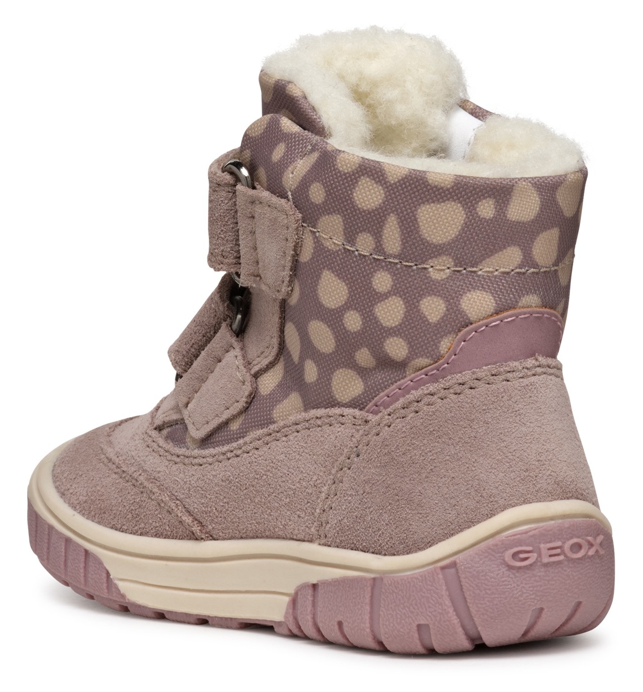 Geox Winterboots »B OMAR GIRL WPF«  Klettstiefel,  Babystiefel Winterstiefel mit schönem Muster