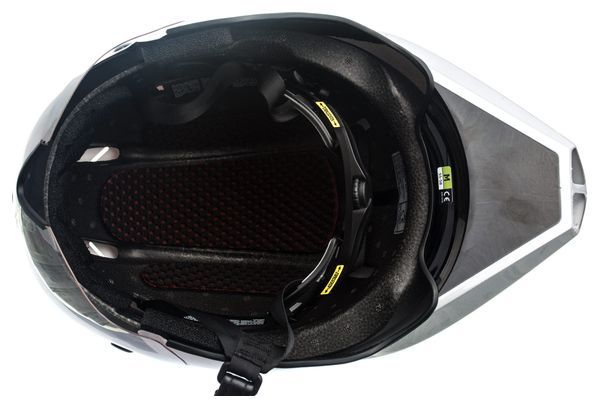 Casque Aero KASK MISTRAL Blanc Argent Jaune
