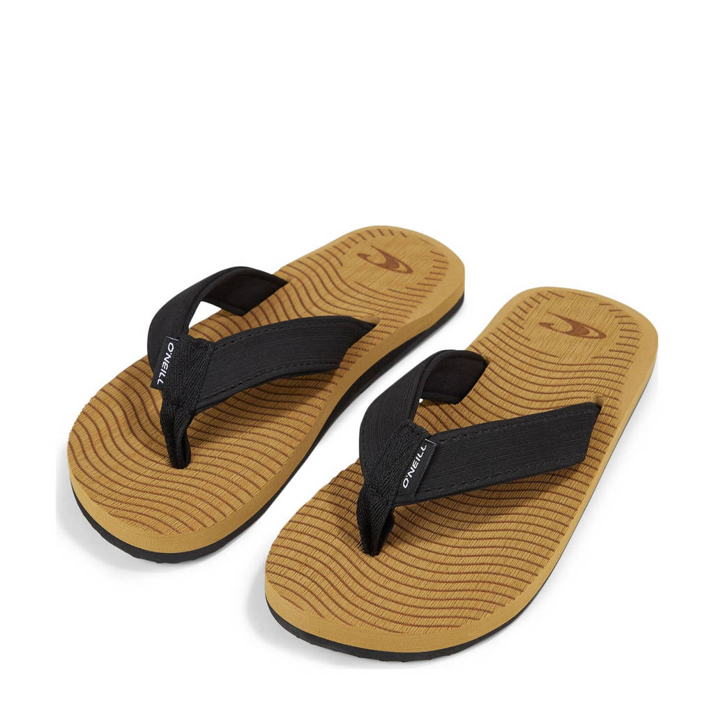 O'Neill Kooshteenslippers zwart/beige