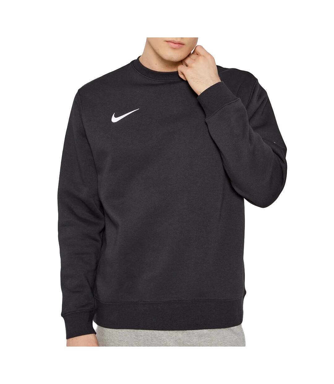 Sweat Noir Homme Nike Crew