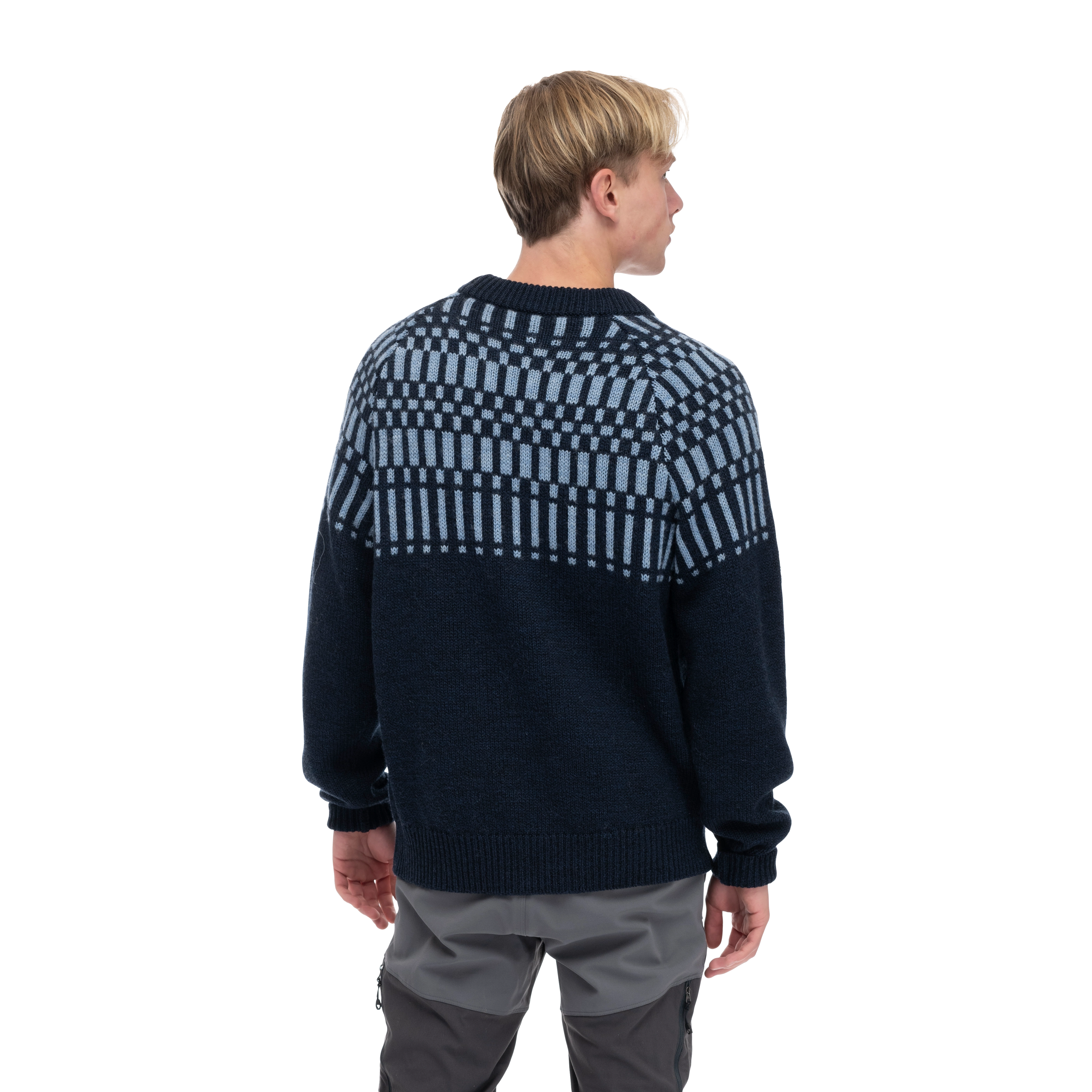 Nordmarka Merino Jumper Men Navy Blue / Husky Blue