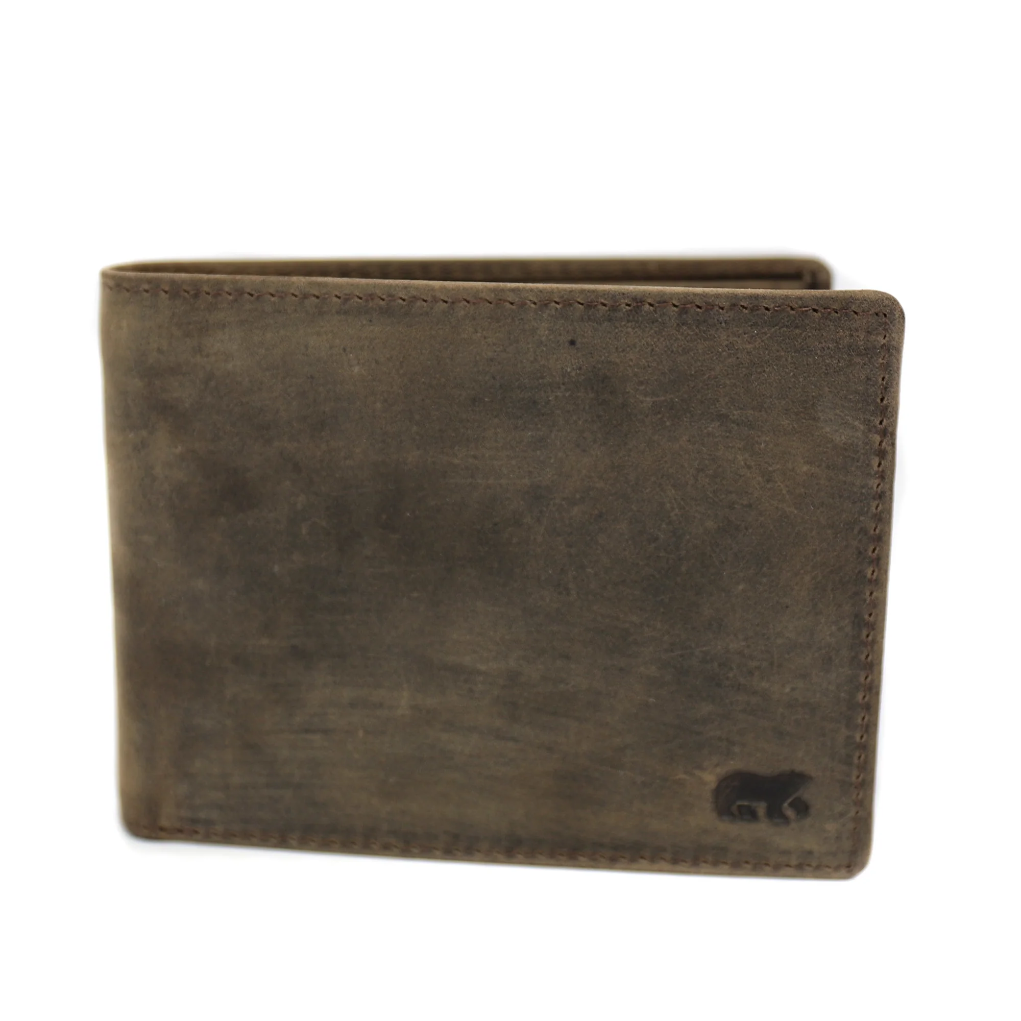 Bear Design Dark Nature Portemonnee Billfold Floris Bruin HD2749